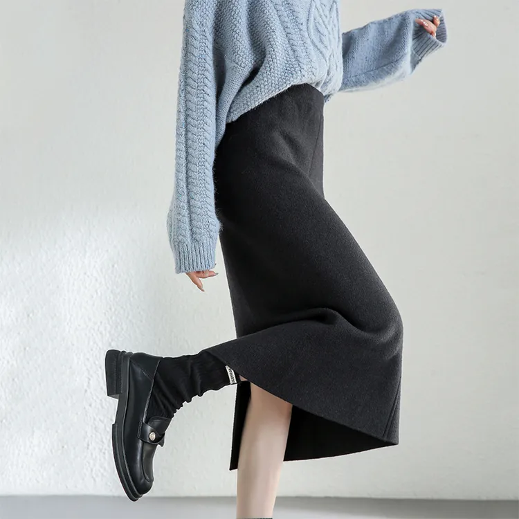 SENTUBILA Casual Long Skirts Women's-13