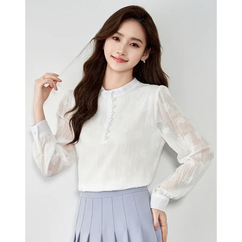 Love Elaine Shirt Women's White-0