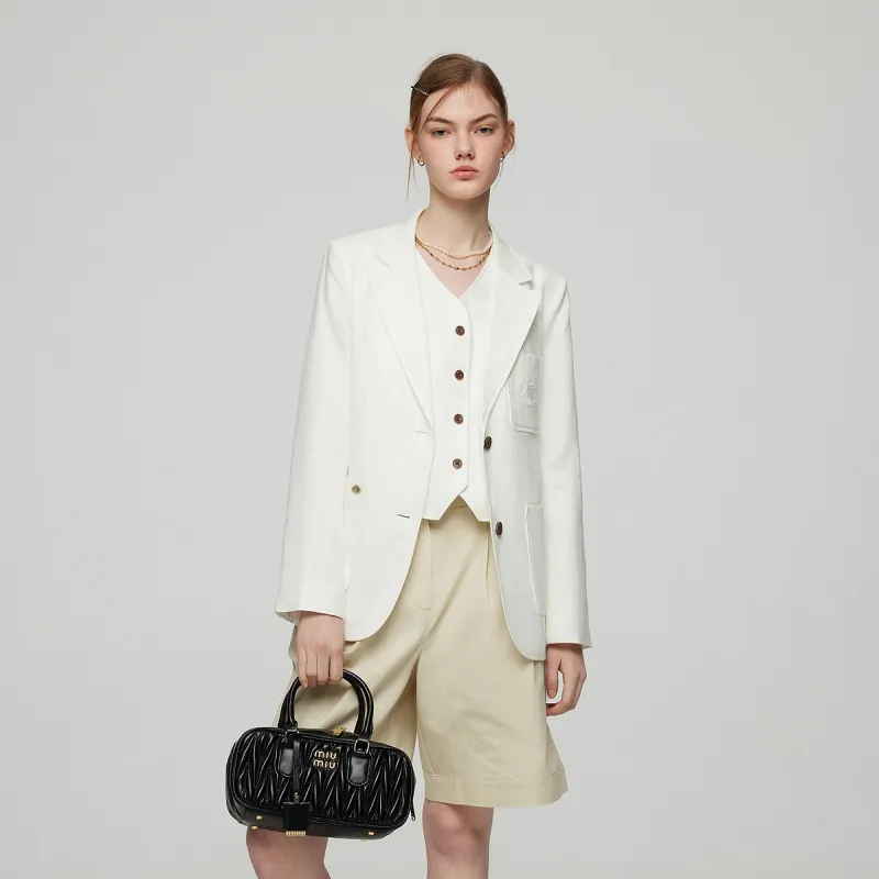 Teenie Weenie Business Suit Women's White-3