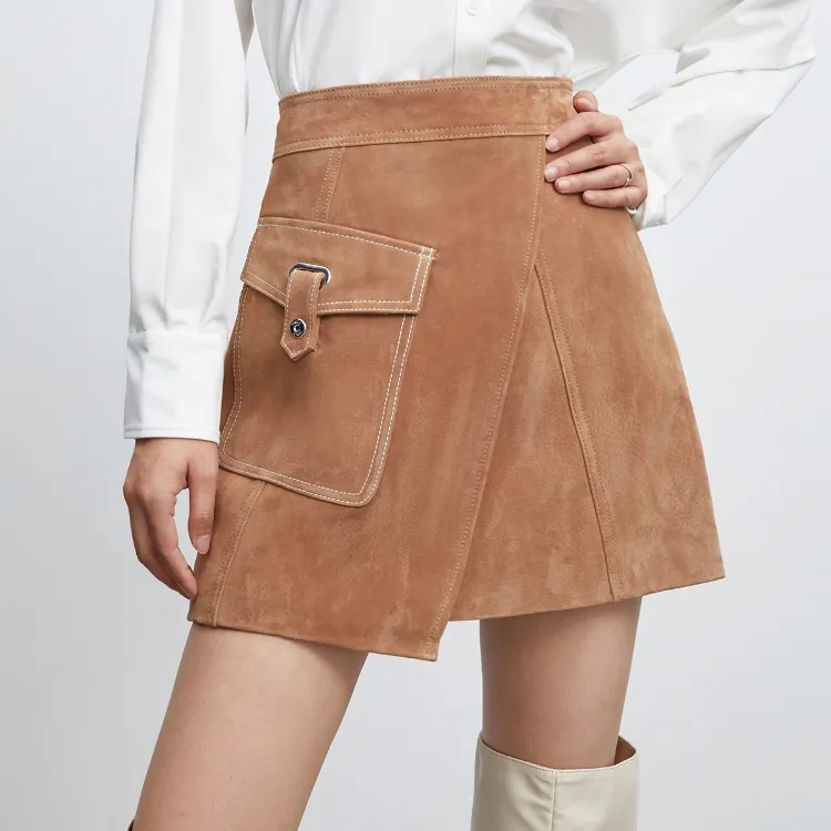 ONLY Leather Short Skirts Women's-2