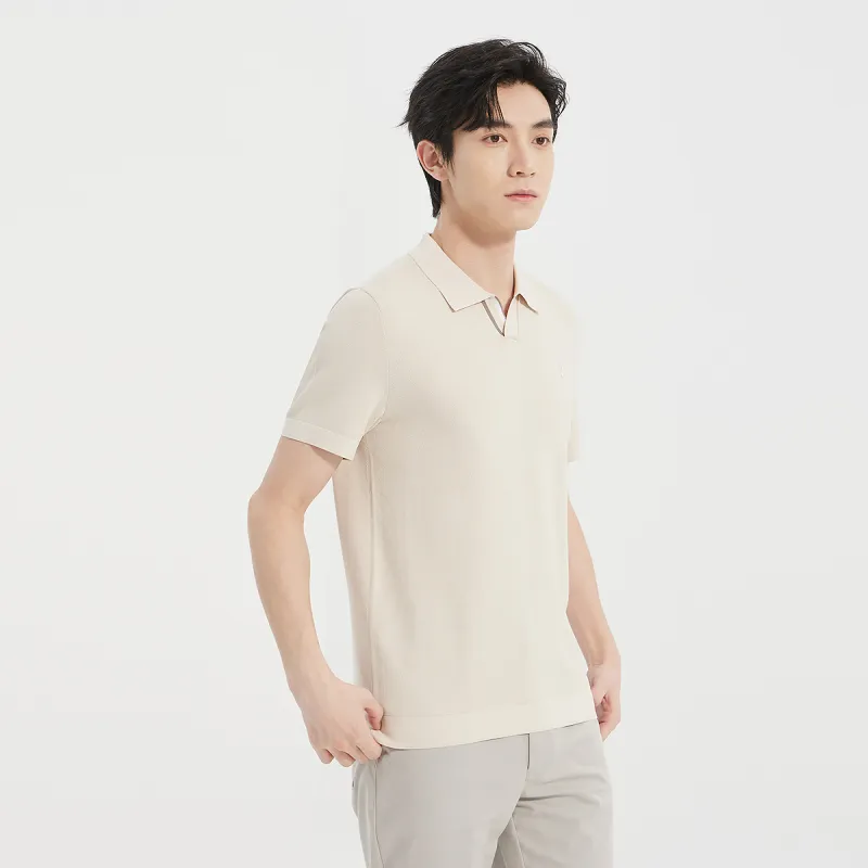 LESS IS MORE Polo Shirts Men Light Gray 25XTX9701S-3