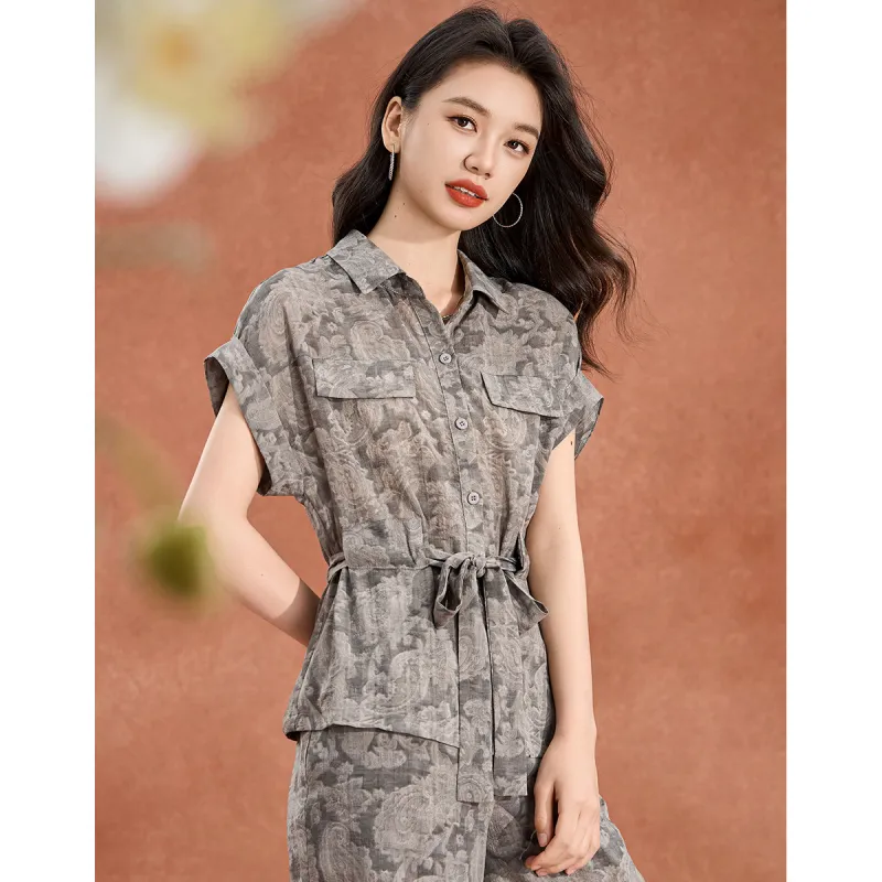 Mylan Casual Suits Women's Gray-5