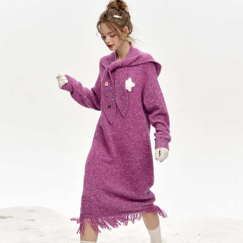 ELF SACK Long Sleeved Dress Women's-3