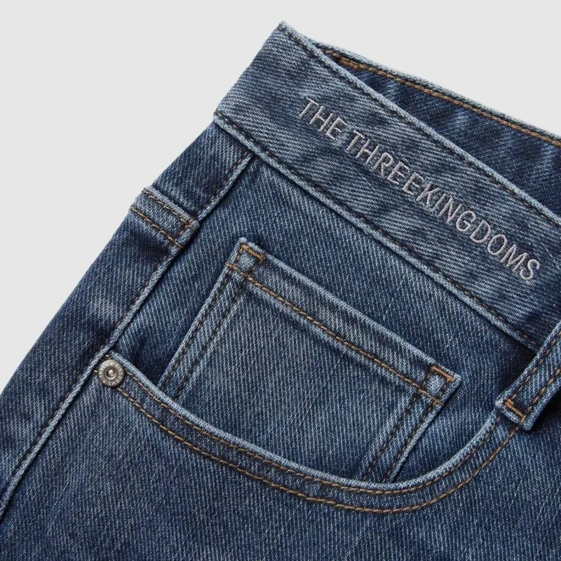 HLA Jeans Men Blue Gray Denim Gradient Medium D3-5