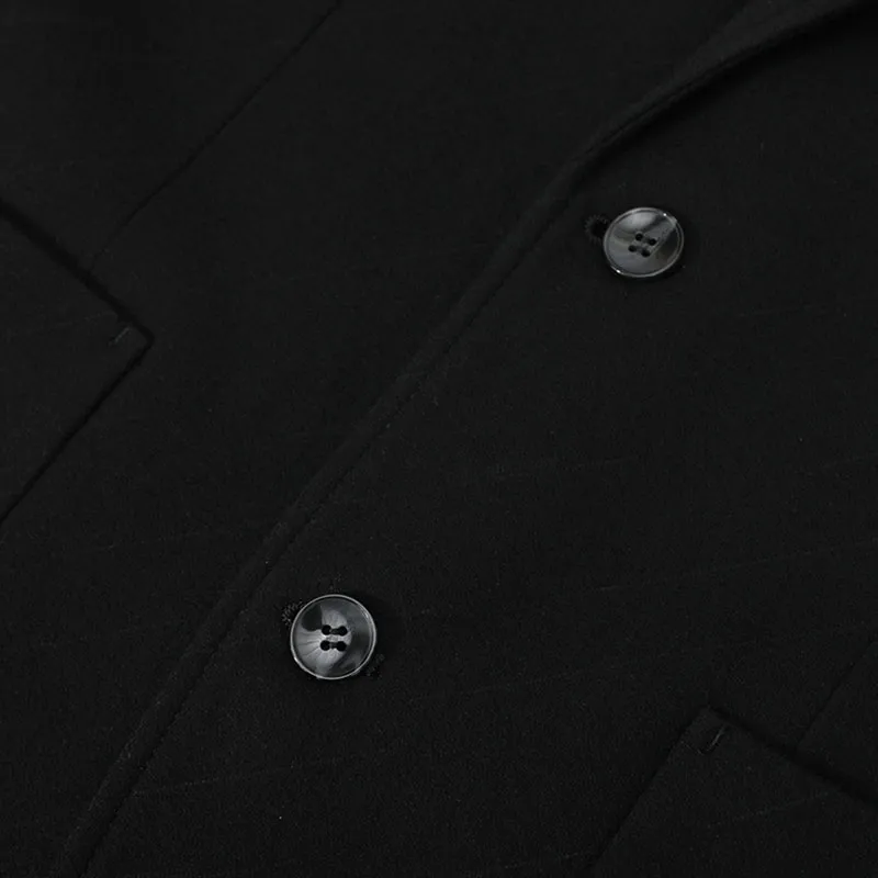 DAVID NAMAN Business Suits Coats Men's Black-3