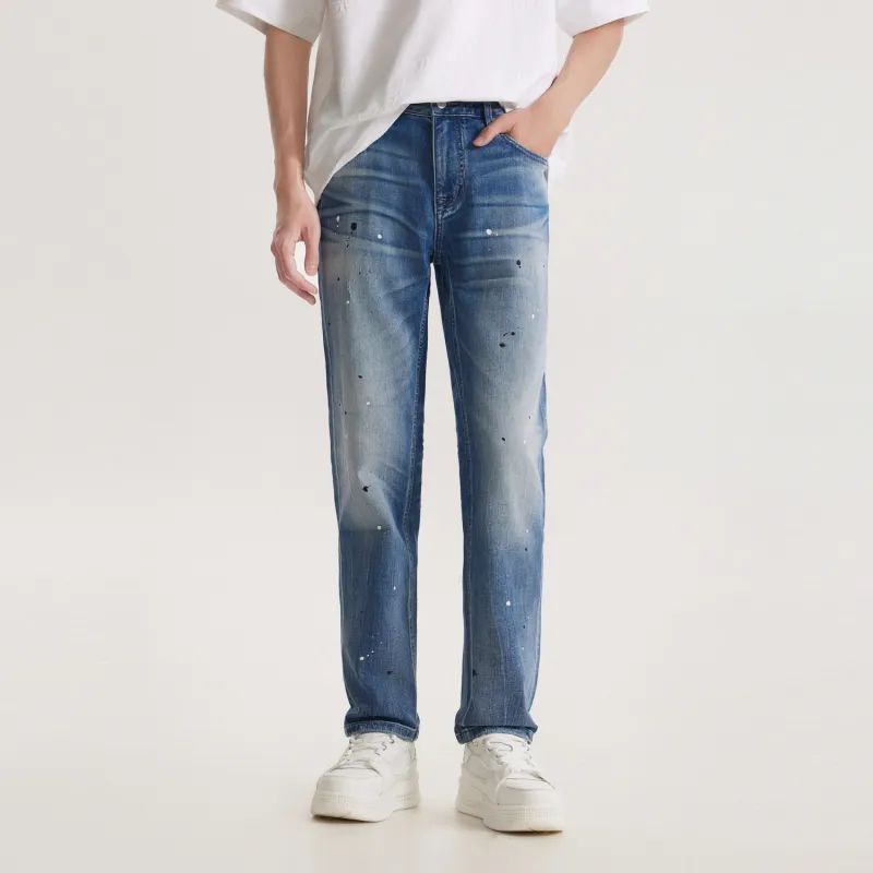 Cabbeen Jeans Men Cerulean-2