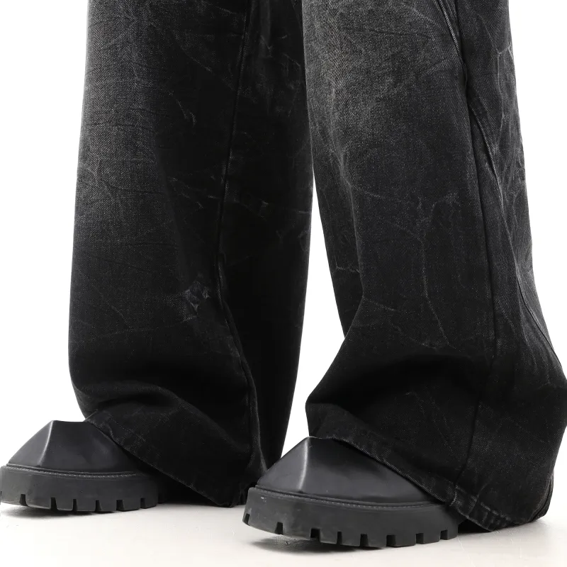 CUWU Jeans Unisex Black Gray Color-7