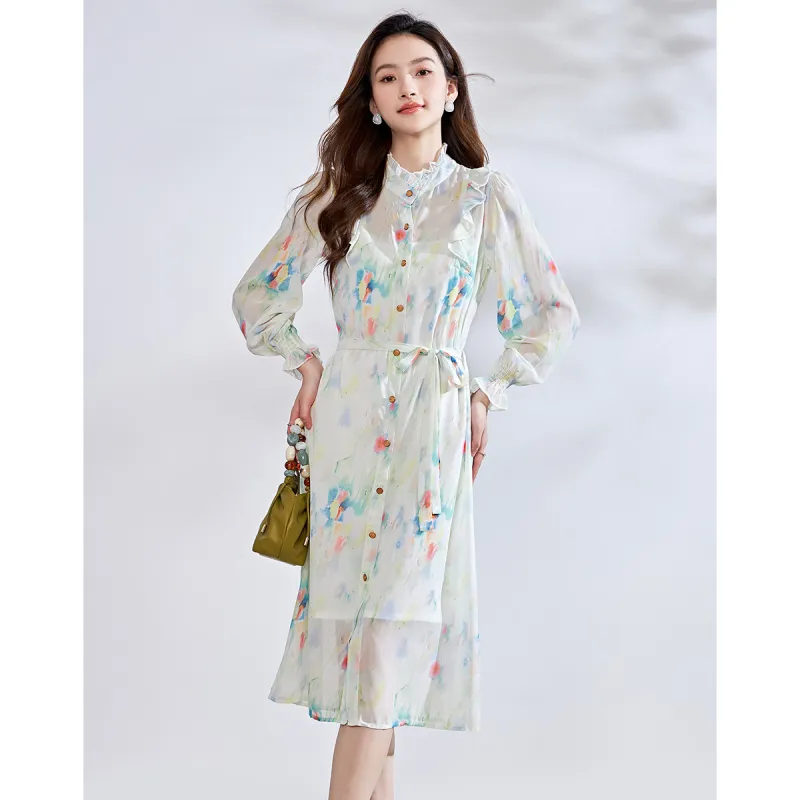 Love Elaine Long Sleeved Dress Women's Image Color-4
