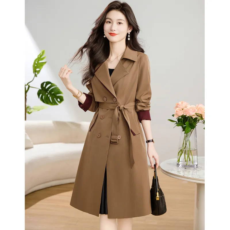 Mylan Trench Coat Women's Khaki-1