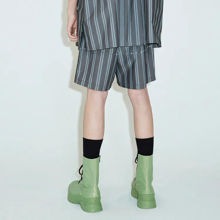 CROQUIS Casual Shorts Unisex 489 Blue Green Combo-3