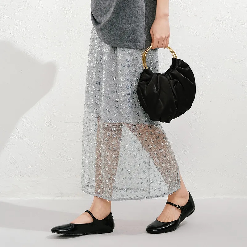 JZ. ANNAKRO Casual Long Skirt Women's-4