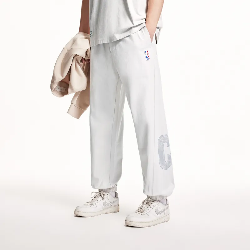 JACK JONES· x NBA JACK&JONESxNBA Spring Summer Knitted Sweatpants Men's C42 Stone Gray-2