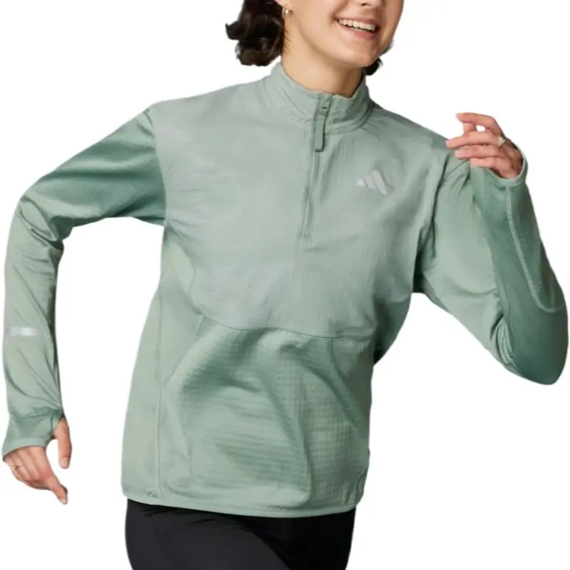 Adidas Free Shipping With AdiClub Ultimate Hi Vis Reflective 1/2 Zip Top-1