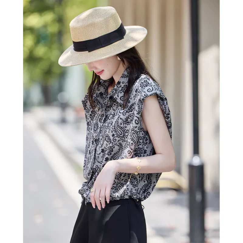 TERRE BLEUE Summer Shirt Loose Fit Women's-1