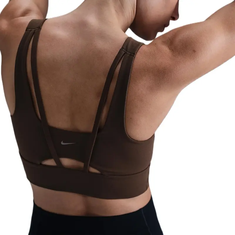 Nike ZenvyDri Fit SS25 Sport Vests Women's Baroque Brown-1
