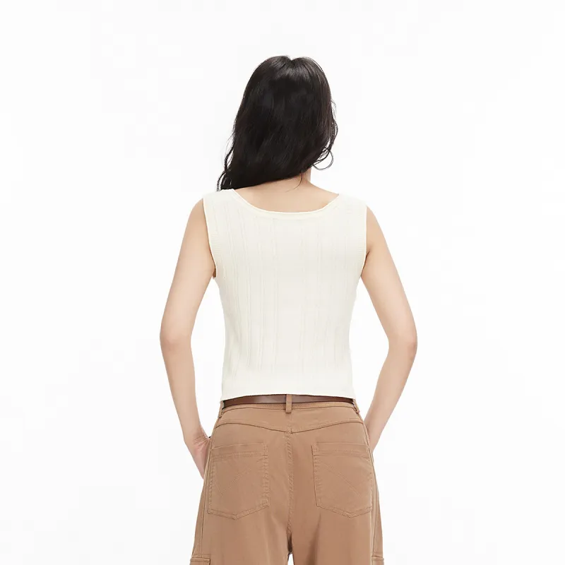 ONLY Tank Top Women's Cream White-4