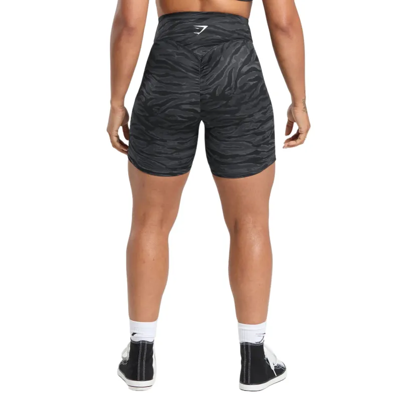 GYMSHARK Reps Power Sports Shorts Women's Heather Gray-1