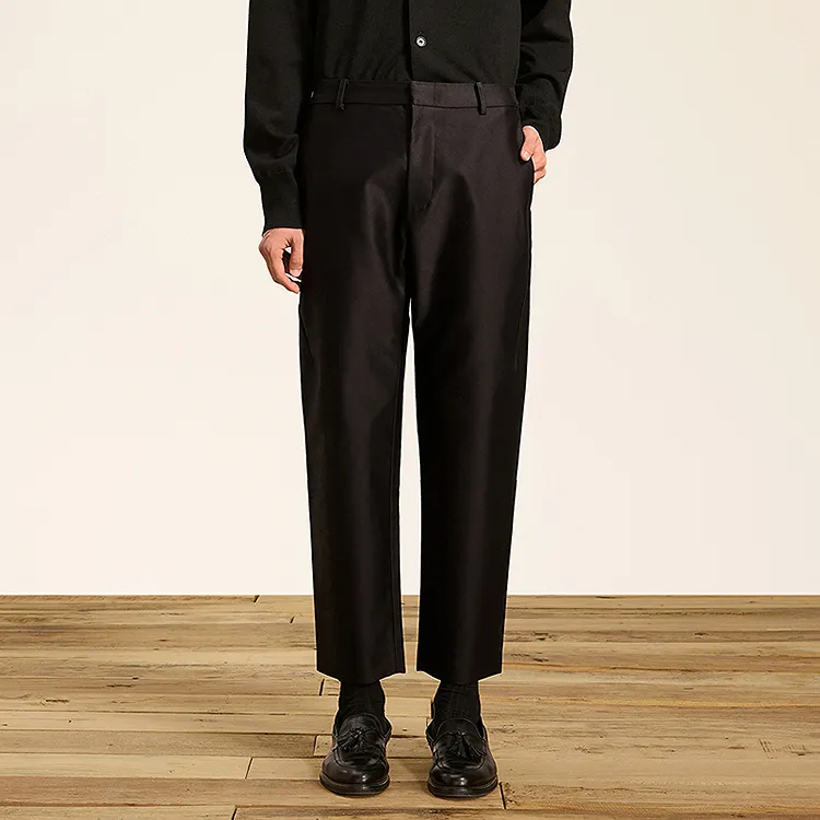 CROQUIS Casual Pants Men's Jet Black-2