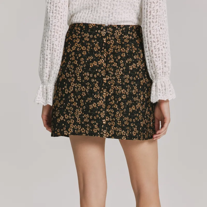 E.land Casual Short Skirts Women's Brown-2