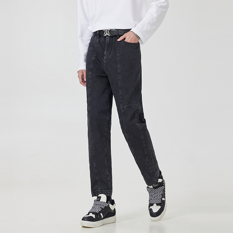 Cabbeen Jeans Men Coal Black 01 - POIZON