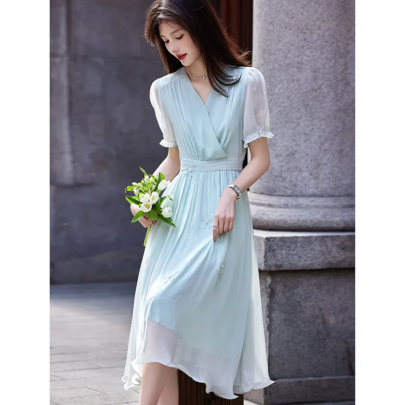 A Paradise For Awakening Short Sleeved Dress Women's-6