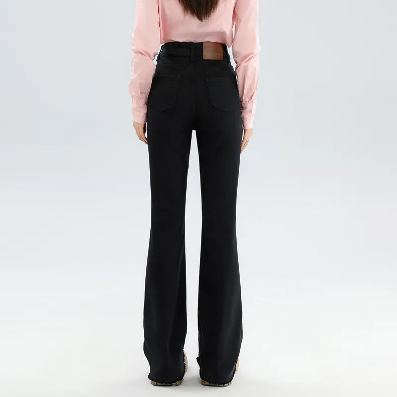 FAWENXIANGZI Jeans Slim Fit Women's-1