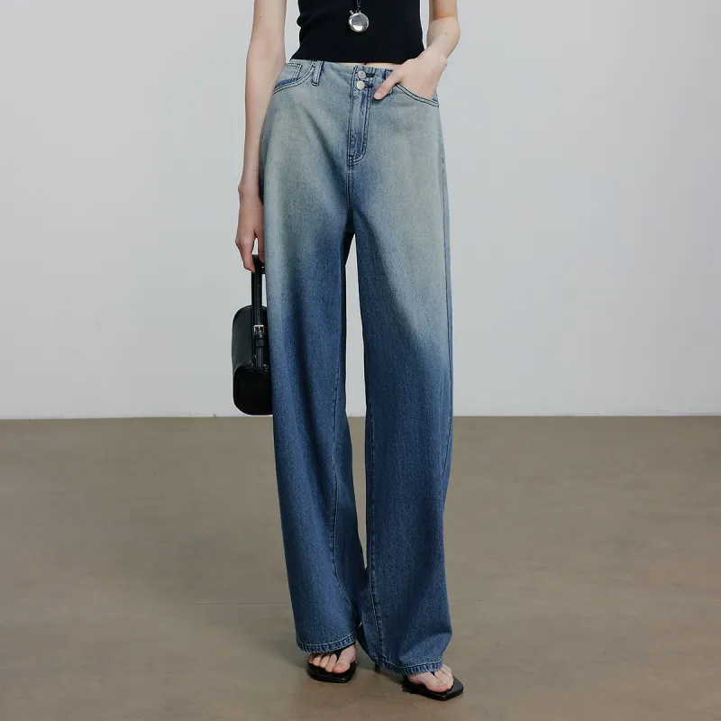 Initial Language Jeans Women's Vintage Blue-5