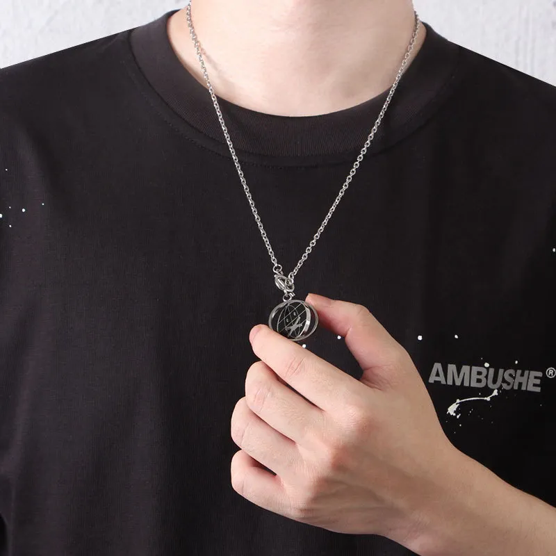 CRUISO Titanium Steel Necklaces Unisex-3