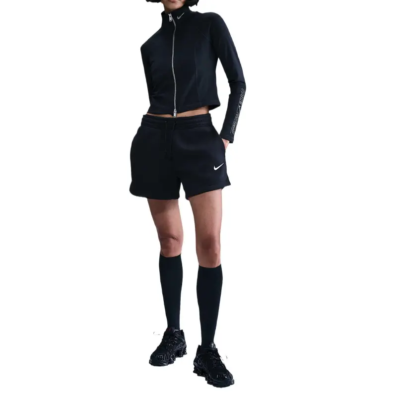 Nike Sportswear Phoenix Fleece Casual Shorts Women's Black-3