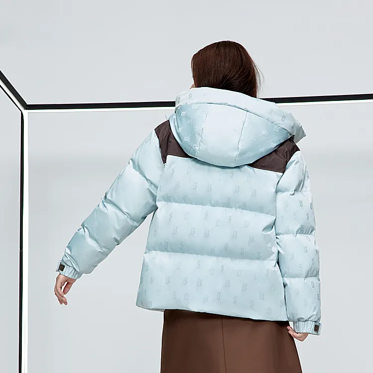 BOSIDENG BOSIDENG Letter Aging Down Jacket Unisex-9