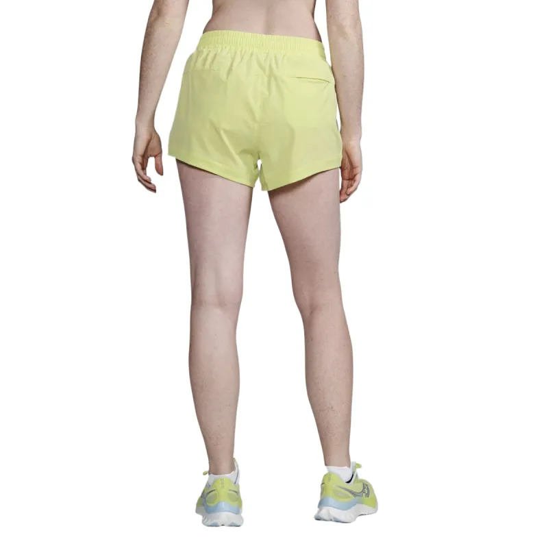 Saucony Outpace Casual Shorts Women's Sunshine Yellow-1