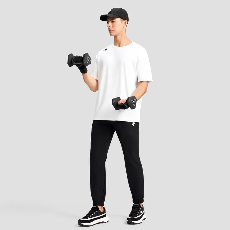 DESCENTE Set in Sleeve T Shirt Unisex-8