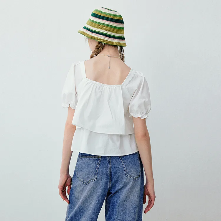 LEDIN Chiffon Shirts Women's-3