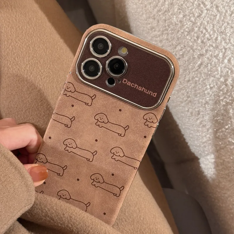 Cuttlefish Grid TPU Material Fun Maltese Flannelette Niche Phone Case Compatible With Apple 16/15/14/13/12/11-6