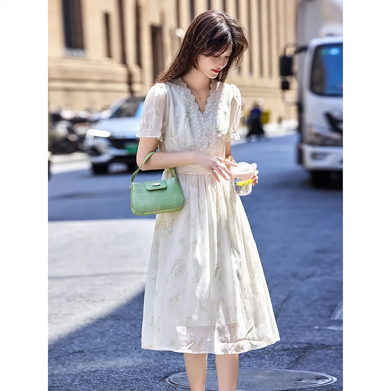 A Paradise For Awakening Short Sleeved Dress Women's-6
