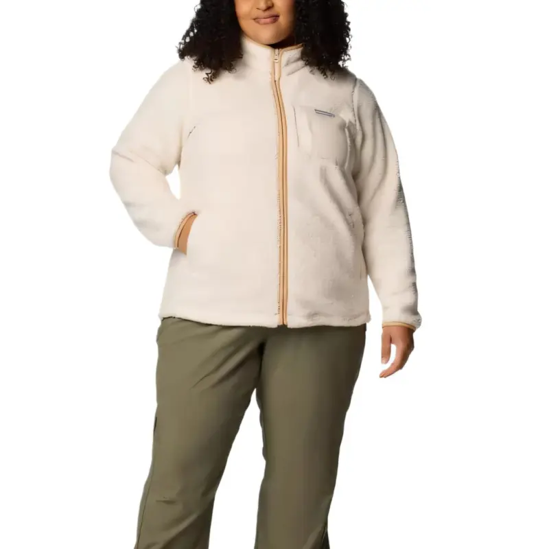 Columbia West Bend Full Zip Velvet-feel Coat Women's Beige-4