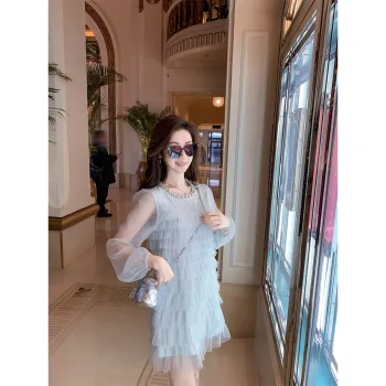 Fish Rabbits Elegant Dress Women's Ice Cream