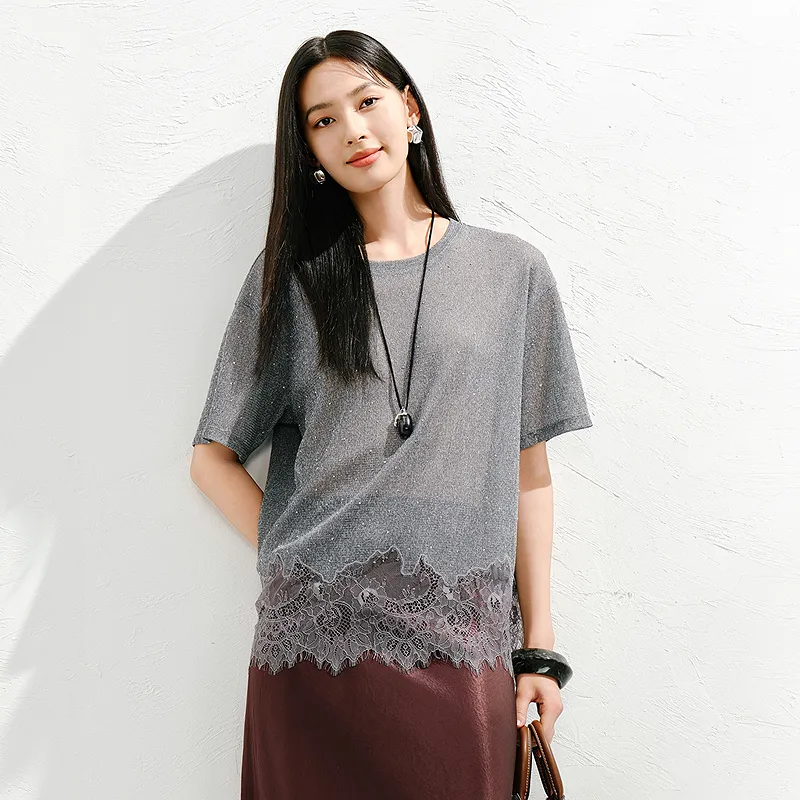 JZ. ANNAKRO Chiffon Shirt Women's-2
