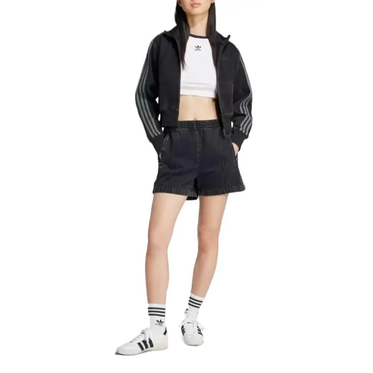 Adidas Originals Adicolor Denim Firebird Shorts-4