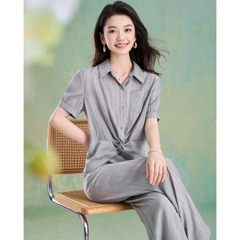 Mylan Casual Suits Women's Gray-2