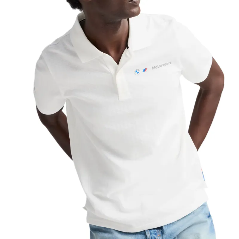 PUMA BMW M Motorsport Polo Shirt Men's PUMA White-2