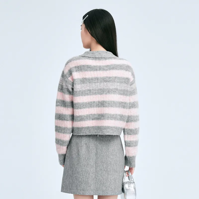 LEDIN Knitwear Women's Silver Candle Gray-6