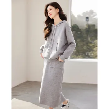 Love Elaine Skirt Set Women's Gray