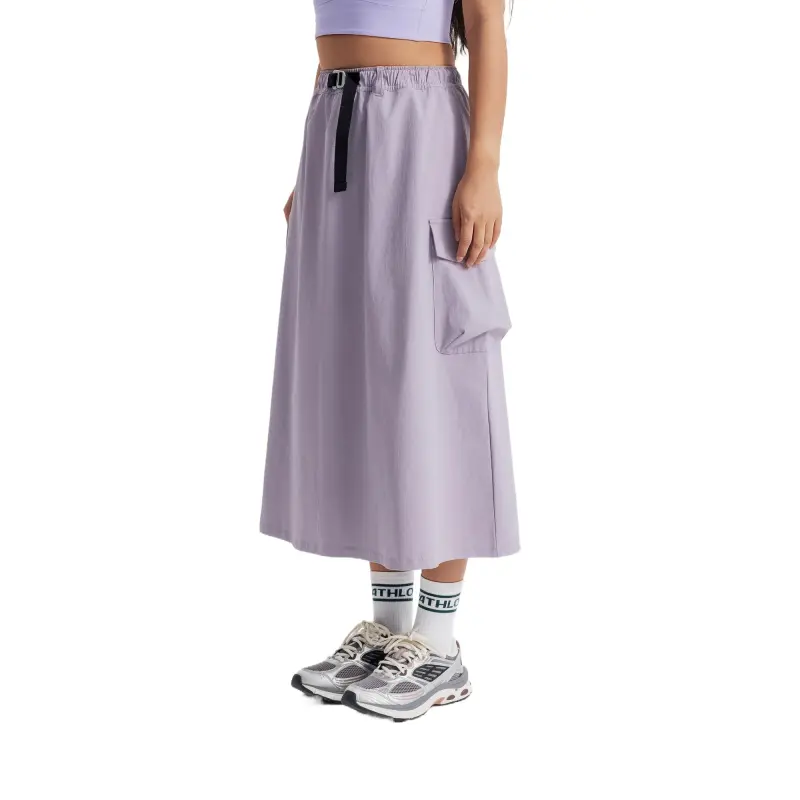 DECATHLON Casual Long Skirt Women's Smokey Mauve-1