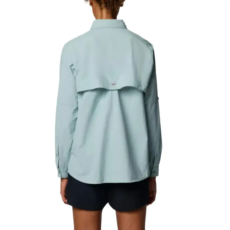 Columbia PFG Bahama 2 Shirt Women's Fragmented Blue-1