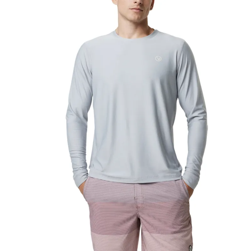 Vuori T Shirts Men Gray/PlatinumHeather-1