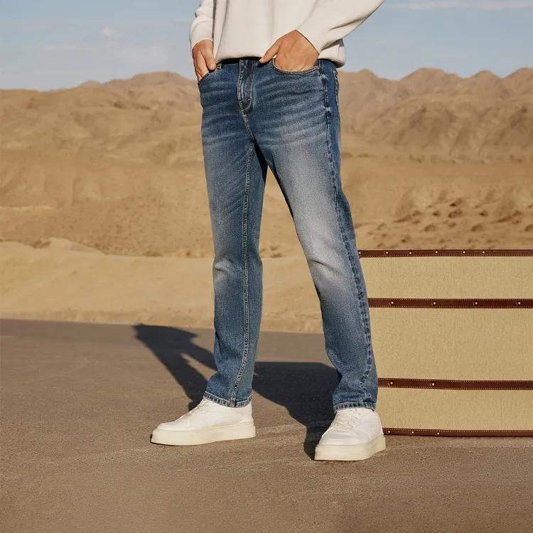 JACK&JONES Jeans Intelligence Jeans Men Medium Denim Blue JIM1 MED DENIM BLUE-3