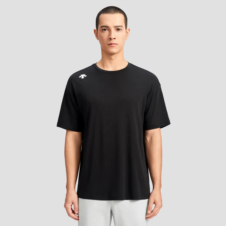DESCENTE Set in Sleeve T Shirt Unisex-12