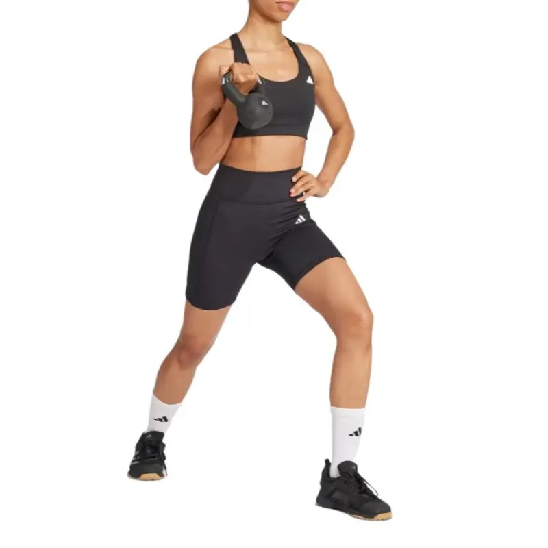 Adidas Free Shipping With AdiClub Optime Rib Short Leggings-3