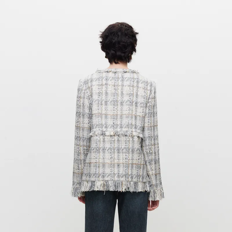 ONLY Cropped Coats Women's H31 Parma Flower Gauze-2